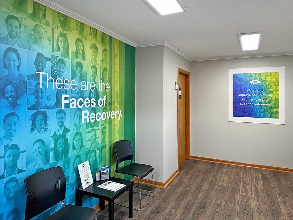 Grove City PA drug rehab treatment center waiting room