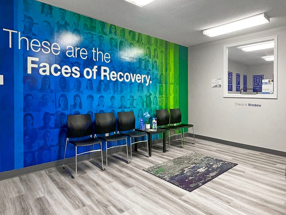 waiting area of suboxone clinic in Petersburg PA