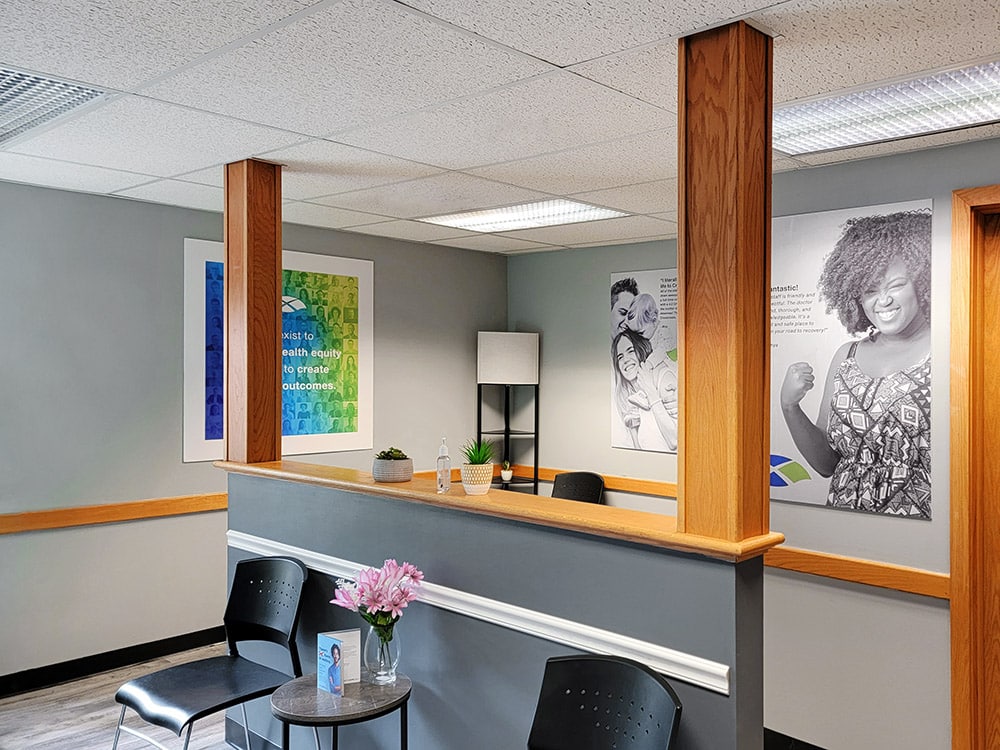 Johnstown drug rehab treatment center reception desk