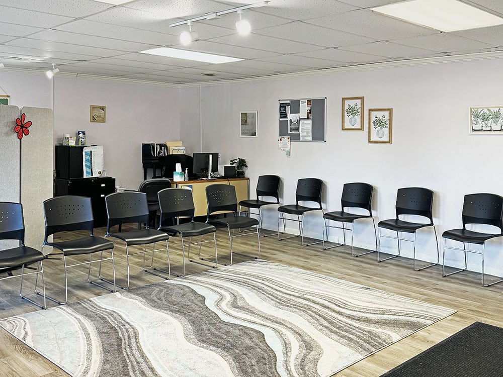 Meadville PA drug rehab treatment center waiting room