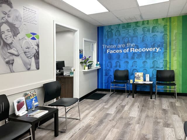 waiting area of suboxone clinic in Somerset PA