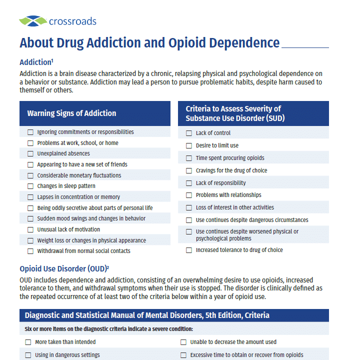 What To Know About Drug Addiction and Opioid Dependence