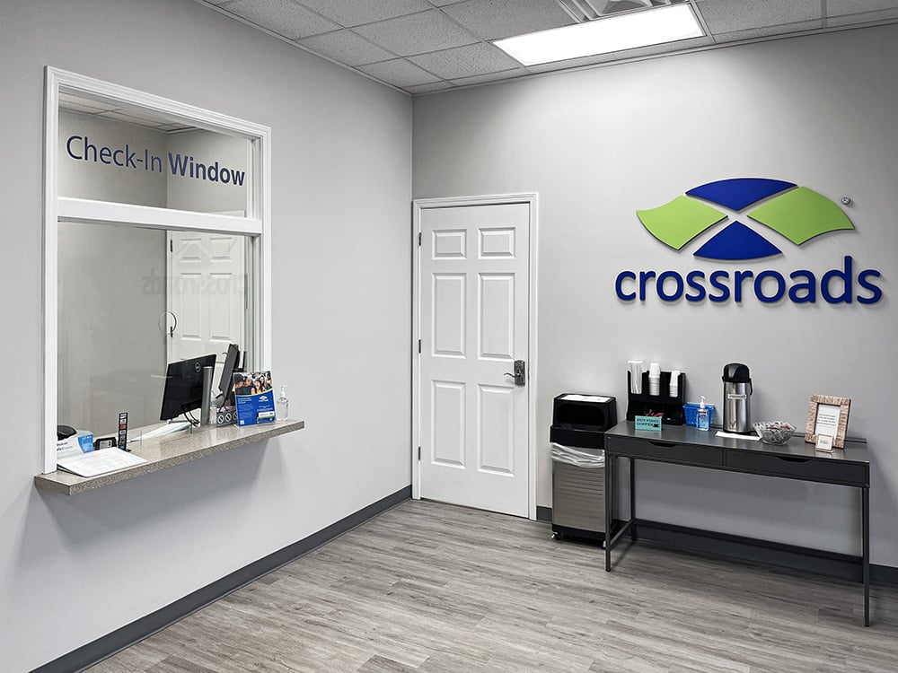 reception desk of drug rehab treatment center in LaGrange