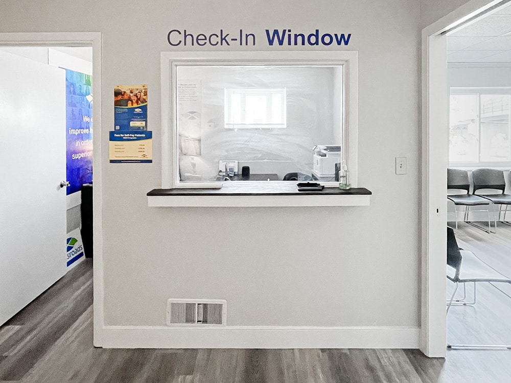suboxone clinic in Connellsville PA reception desk