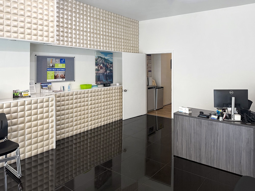 Reception of Suboxone clinic in South Philadelphia