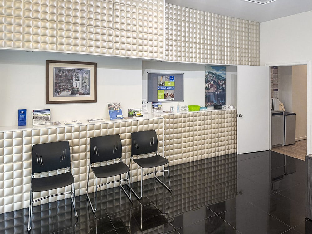 seating area of Suboxone clinic in South Philadelphia