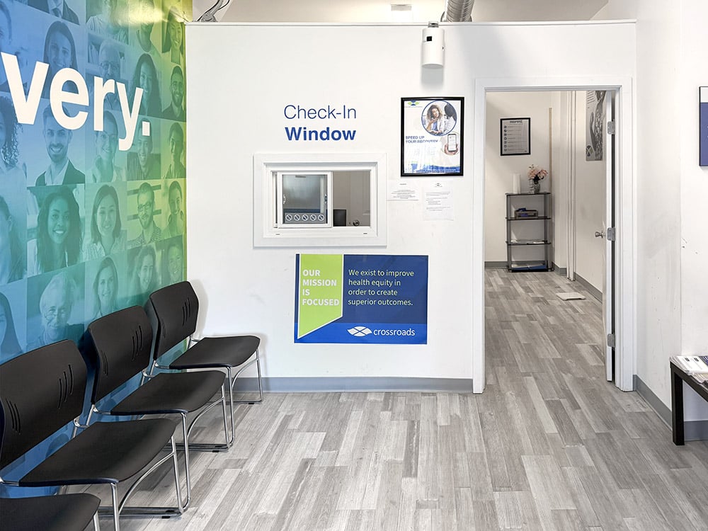 seating of suboxone clinic in West Philadelphia for drug addiction treatment