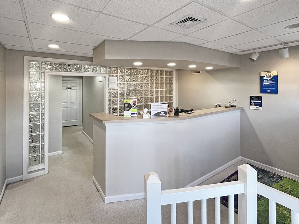 reception desk of suboxone clinic in York PA