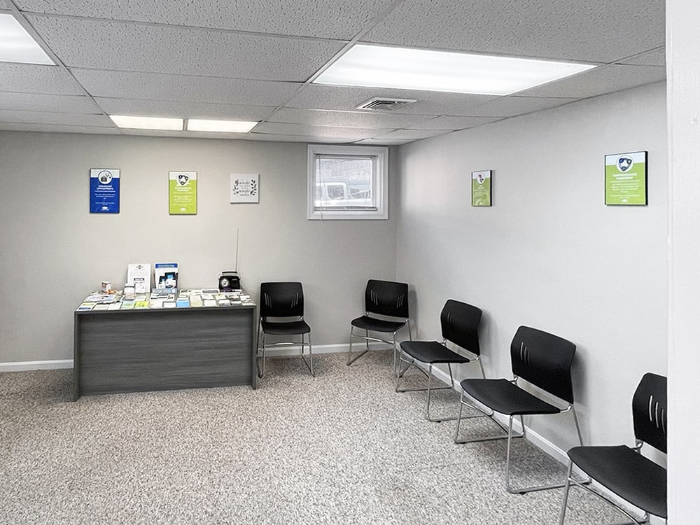 seating area of suboxone clinic in York PA