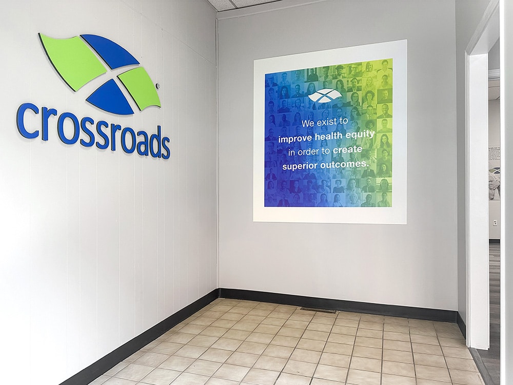 entrance of opioid addiction treatment center