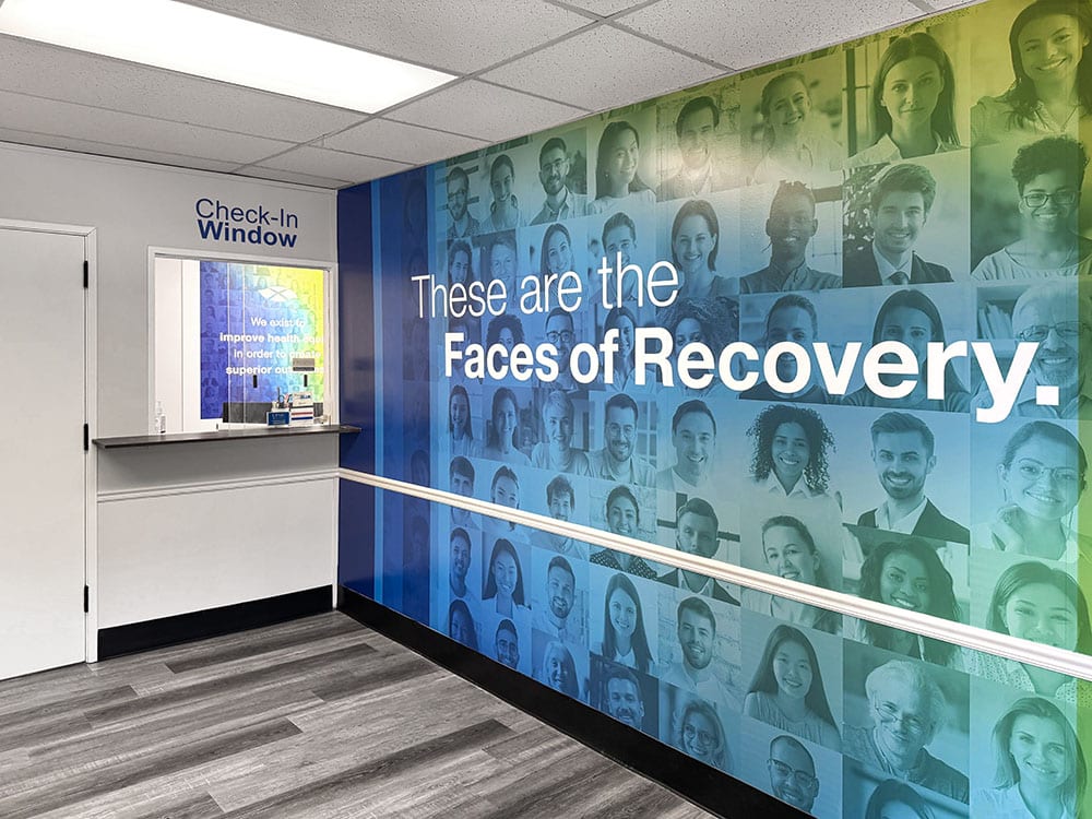 suboxone clinic reception desk